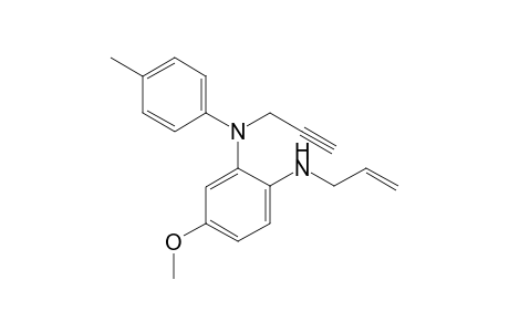 2-Allylamino-5-methoxy-4-methyl-N-(prop-2-ynyl)diphenylamine
