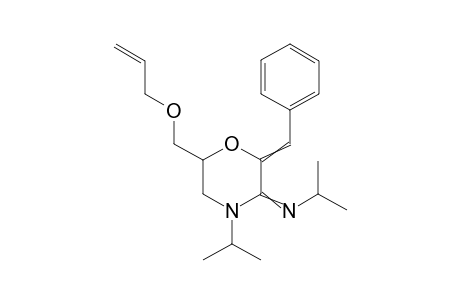 6-((Allyloxy)methyl)-2-benzylidene-N,4-diisopropylmorpholine-3-imine