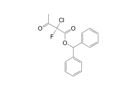 DIPHENYLMETHYL-2-CHLORO-2-FLUORO-3-OXOBUTANOATE