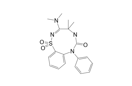 3-(DIMETHYLAMINO)-4,5,6,7-TETRAHYDRO-4,4-DIMETHYL-7-PHENYL-1,2,5,7-BENZOTHIATRIAZONIN-6-ON-1,1-DIOXIDE