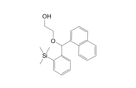 2-[1-naphthalenyl-(2-trimethylsilylphenyl)methoxy]ethanol