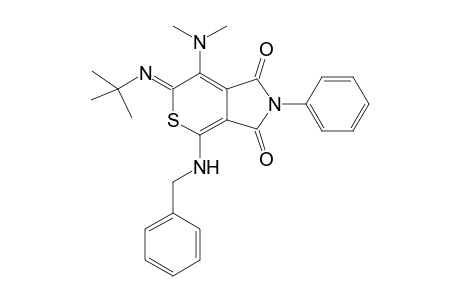 4-[(Benzylamino)-6-(tert-butylimino)-7-(dimethylamino)-2-phenyl-1H,6H-pyrrolo[3,4-c]thiopyran-1,3(2H)-dione