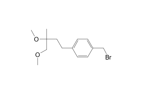 1-(Bromomethyl)-4-[3'-methoxy-3'-(methoxymethyl)butyl]benzene