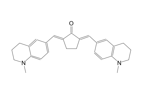 (2E,5E)-2,5-bis[(1-methyl-1,2,3,4-tetrahydro-6-quinolinyl)methylene]cyclopentanone