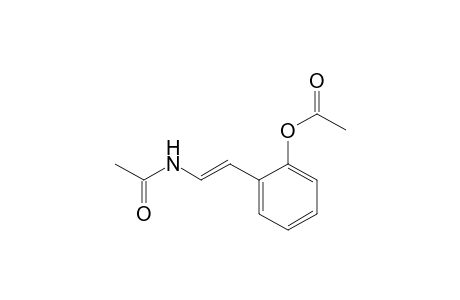 1-(2-acetoxyphenyl)-2-(acetylamino)ethene