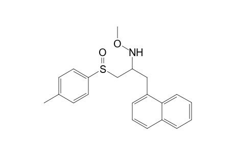 1-[(1'-Naphthyl)methyl]-2-(methoxyamino)-3-(tolylsulfinyl)propane