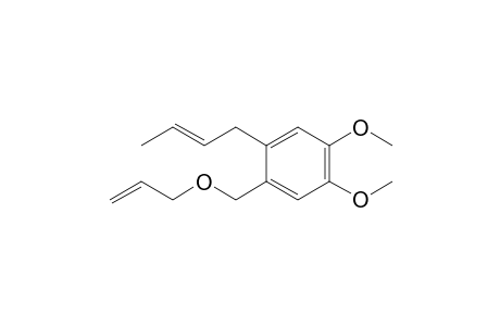 1-Allyloxymethyl-2-(2-butenyl)-4,5-dimethoxybenzene