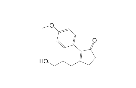 2-(3'-Hydroxypropyl)-1-(p-methoxyphenyl)-1-cyclopenten-5-one
