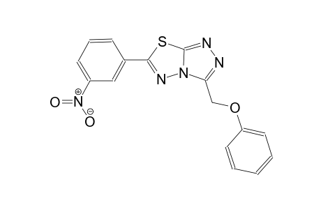 [1,2,4]triazolo[3,4-b][1,3,4]thiadiazole, 6-(3-nitrophenyl)-3-(phenoxymethyl)-