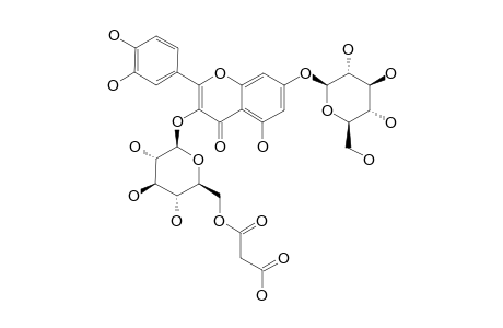 QUERCETIN-3-O-(6''-O-MALONYL-BETA-D-GLUCOPYRANOSIDE)-7-O-BETA-D-GLUCOPYRANOSIDE