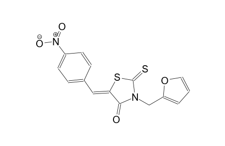 4-thiazolidinone, 3-(2-furanylmethyl)-5-[(4-nitrophenyl)methylene]-2-thioxo-, (5Z)-