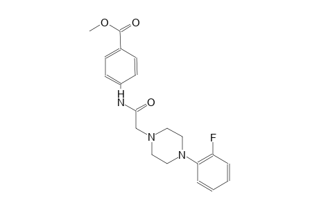 benzoic acid, 4-[[[4-(2-fluorophenyl)-1-piperazinyl]acetyl]amino]-, methyl ester