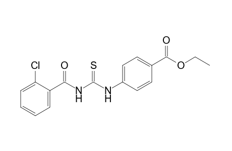 p-[3-(o-chlorobenzoyl)-2-thioureido]benzoic acid, ethyl ester