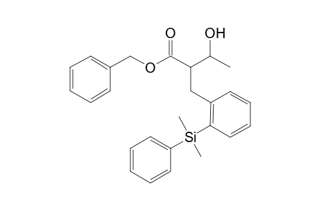 (2SR,3SR)-Benzyl 2-[(SR)-Dimethyl(phenyl)silylbenzyl]-3-hydroxybutanoate