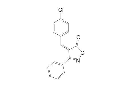 (4Z)-4-(4-chlorobenzylidene)-3-phenyl-2-isoxazolin-5-one