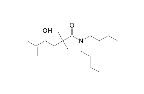 4-Hydroxy-2,2,5-trimethyl-hex-5-enamide, N,N-dibutyl-