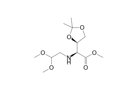 (S)-(2,2-Dimethoxy-ethylamino)-((R)-2,2-dimethyl-[1,3]dioxolan-4-yl)-acetic acid methyl ester