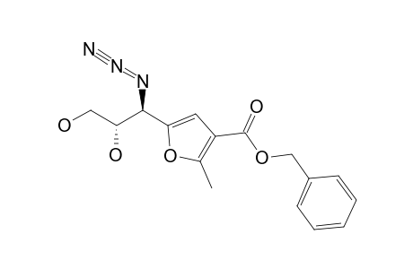 BENZYL-5-(1-AZIDO-1-DEOXY-D-ERYTHRO-1,2,3-TRIHYDROXYPROP-1-YL)-2-METHYLFURAN-3-CARBOXYLATE