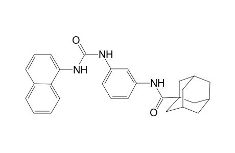 Tricyclo[3.3.1.1(3,7)]decane-1-carboxamide, N-[3-[[(1-naphthalenylamino)carbonyl]amino]phenyl]-
