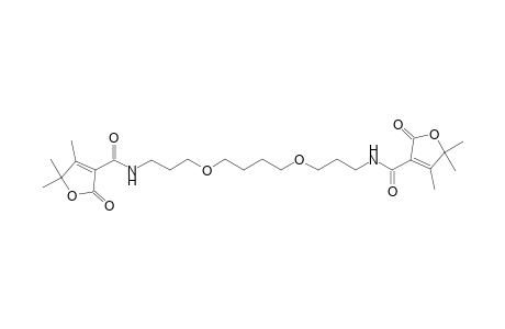 N,N'-Bis-(propyloxy)butan-bis-(2,5-dihydro-4,5,5-trimethyl-2-oxofuran-3-carboxamide)