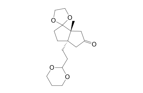 1-[(3,3-Propylenedioxy)propyl]-6,6-ethylenedioxy-5-methylbicyclo[3.3.0]octa-3-one