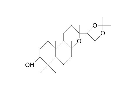 (14R)-Ent-8,13b-epoxy-14,15-isopropylidenedioxy-labdan-3b-ol