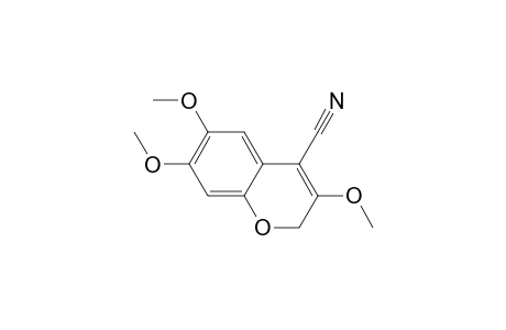 2H-1-Benzopyran-4-carbonitrile, 3,6,7-trimethoxy-