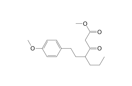 3-keto-4-[2-(4-methoxyphenyl)ethyl]enanthic acid methyl ester