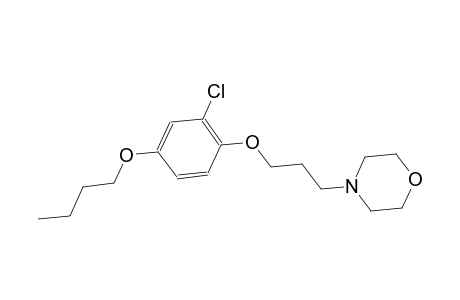 4-[3-(4-butoxy-2-chlorophenoxy)propyl]morpholine