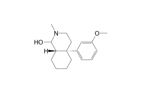2-Methyl-4a.alpha.-(3-methoxyphenyl)-1,2,3,4,4a,5,6,7,8,8a.beta.-decahydro-6.alpha.-isoquinolinol