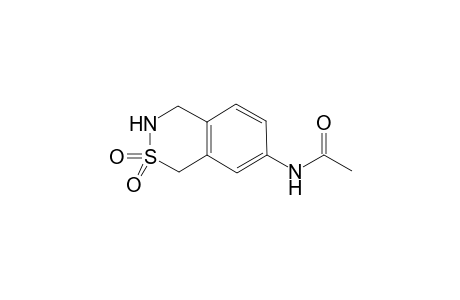 N-(2,2-Dioxido-3,4-dihydro-1H-2,3-benzothiazin-7-yl)acetamide