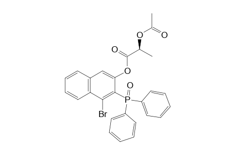 2-ACETOXY-PROPIONIC-ACID-4-BROMO-3-(DIPHENYL-PHOSPHINOYL)-NAPHTHALEN-2-YLESTER