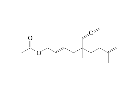 (E)-5,8-Dimethyl-5-(1,2-propadienyl)-2,8-nonadienyl acetate