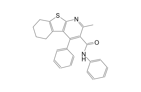 2-methyl-N,4-diphenyl-5,6,7,8-tetrahydro[1]benzothieno[2,3-b]pyridine-3-carboxamide