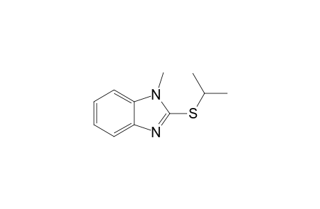 1-Methyl-2-[(1-methylethyl)thio]benzimidazole