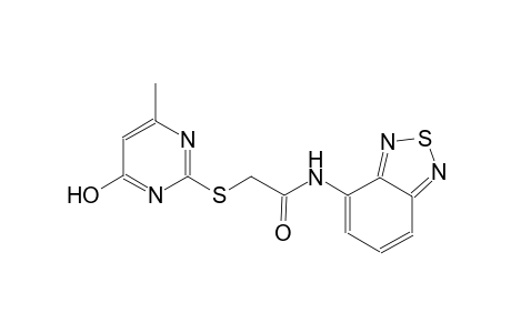 acetamide, N-(2,1,3-benzothiadiazol-4-yl)-2-[(4-hydroxy-6-methyl-2-pyrimidinyl)thio]-