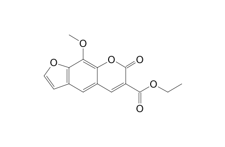 7-keto-9-methoxy-furo[3,2-g]chromene-6-carboxylic acid ethyl ester