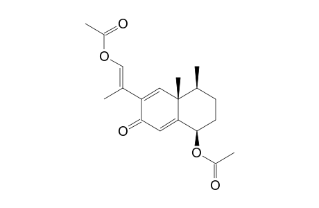 1-BETA,12-DIACETOXY-6,9,12E-TRIEN-8-OXO-EREMOPHILANE