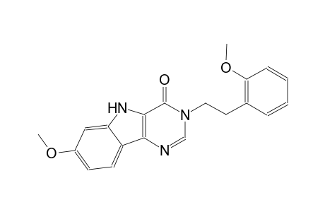 7-methoxy-3-[2-(2-methoxyphenyl)ethyl]-3,5-dihydro-4H-pyrimido[5,4-b]indol-4-one