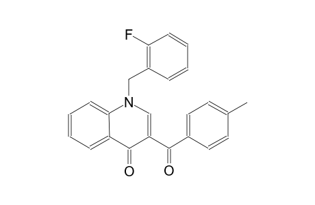 4(1H)-quinolinone, 1-[(2-fluorophenyl)methyl]-3-(4-methylbenzoyl)-