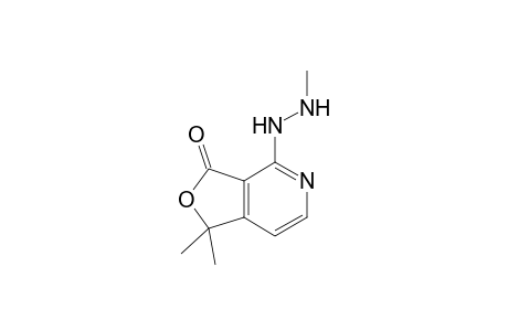 4-(2-Methylhydrazinyl)-1,1-dimethylfuro[3,4-c]pyridin-3(1H)-one
