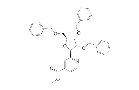 METHYL-2-(2',3',5'-TRI-O-BENZYL-D-RIBOFURANOSYL)-ISONICOTINATE