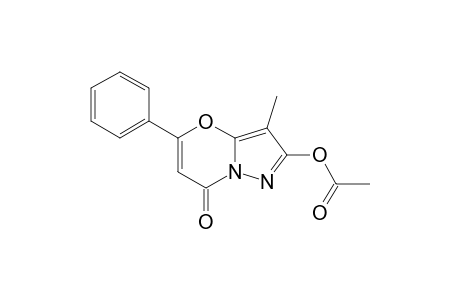 2-ACETOXY-5-PHENYL-3-METHYL-7H-PYRAZOLO-[5,1-B]-[1,3]-OXAZIN-7-ONE