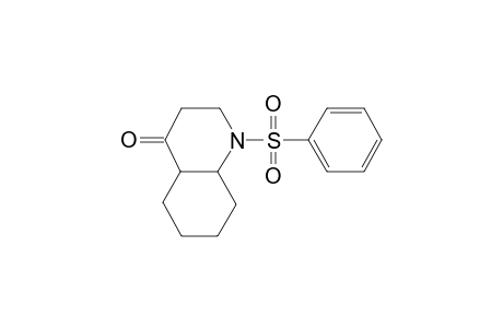 4(1H)-quinolinone, octahydro-1-(phenylsulfonyl)-, (4aS,8aR)-