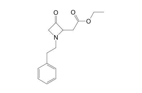 2-(ETHOXYCARBONYLMETHYL)-1-PHENETHYLAZETIDIN-3-ONE