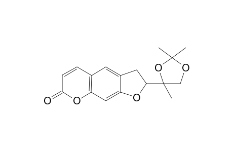 2-(2,2,4-Trimethyl-[1,3]dioxolan-4-yl)-2,3-dihydro-furo[3,2-g]chromen-7-one