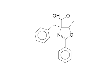 4-BENZYL-5-METHYL-2-PHENYL-4,5-DIHYDROOXAZOLE-4-CARBOXYLIC ACID, METHYL ESTER