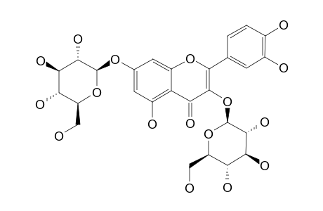 QUERCETIN-3,7-DI-O-GLUCOPYRANOSIDE