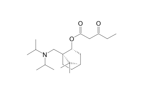 (1R,2R,4R)-1-Diisopropylaminomethyl-7,7-dimethylbicyclo[2.2.1]hept-2-yl 3-oxopentanate