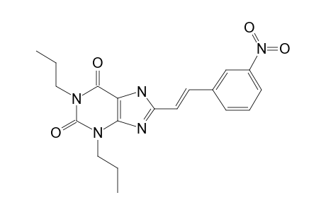 Xanthine, 1,3-dipropyl-8-[2-(3-nitrophenyl)ethenyl]-